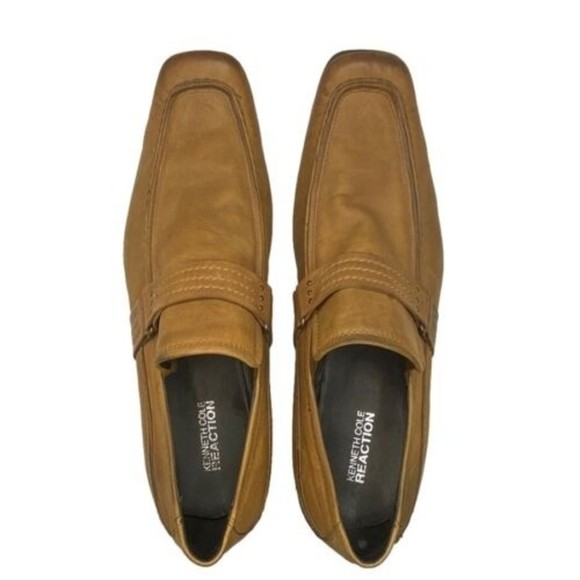 👞 EUC Men's Kenneth Cole Brown Leather Loafer Shoes | Size 12M 👞‎ - Picture 1 of 5